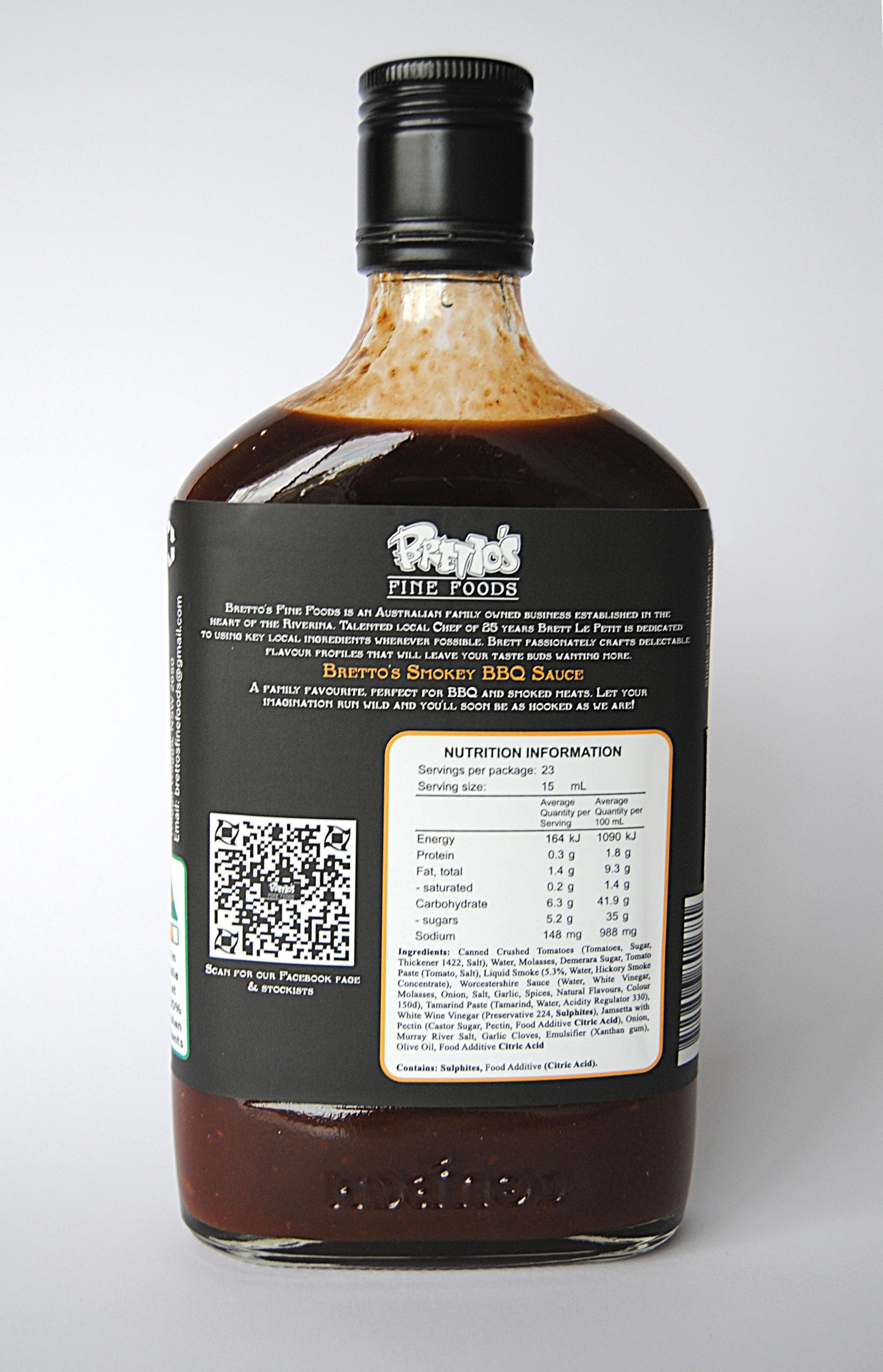 Bretto's Smokey BBQ Sauce