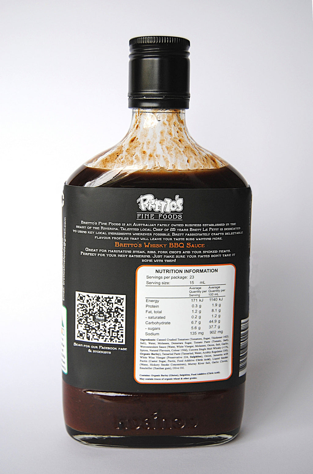 Bretto's Whisky BBQ Sauce